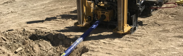 HDD drilling crew performing trenchless boring for underground utilities
